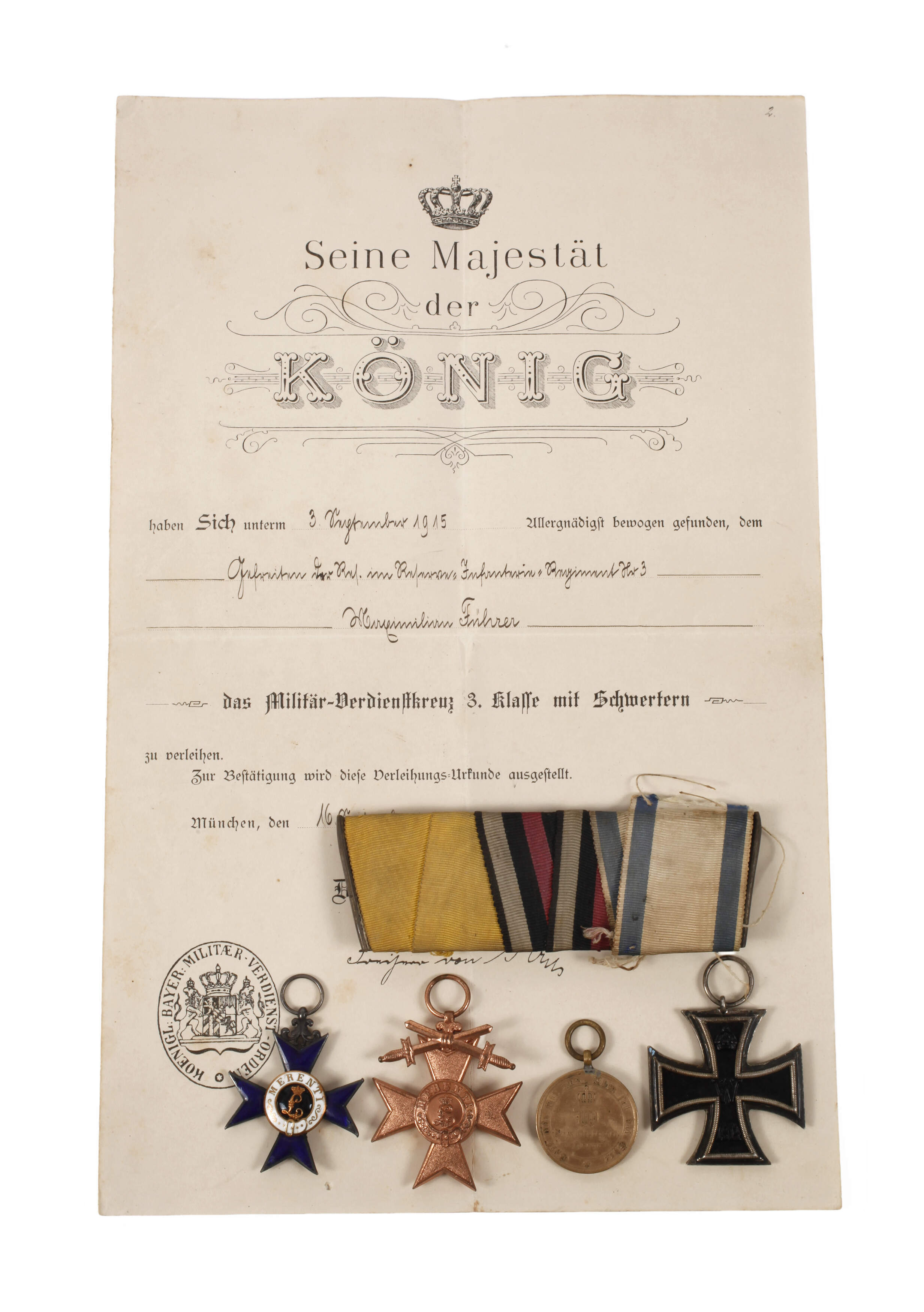 Konvolut Orden 1. Weltkrieg