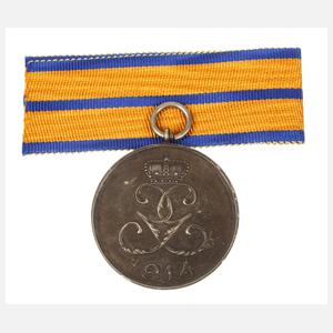 Silberne Kriegsmedaille Schwarzburg-Sondershausen