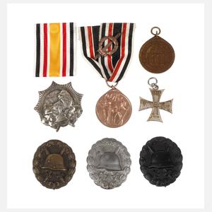 Konvolut Orden Kolonien und 1. Weltkrieg