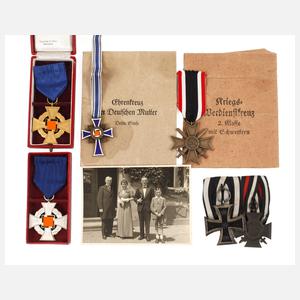 Konvolut Orden 1. und 2. Weltkrieg