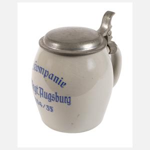 Andenkenkrug Infanterie-Regiment Augsburg