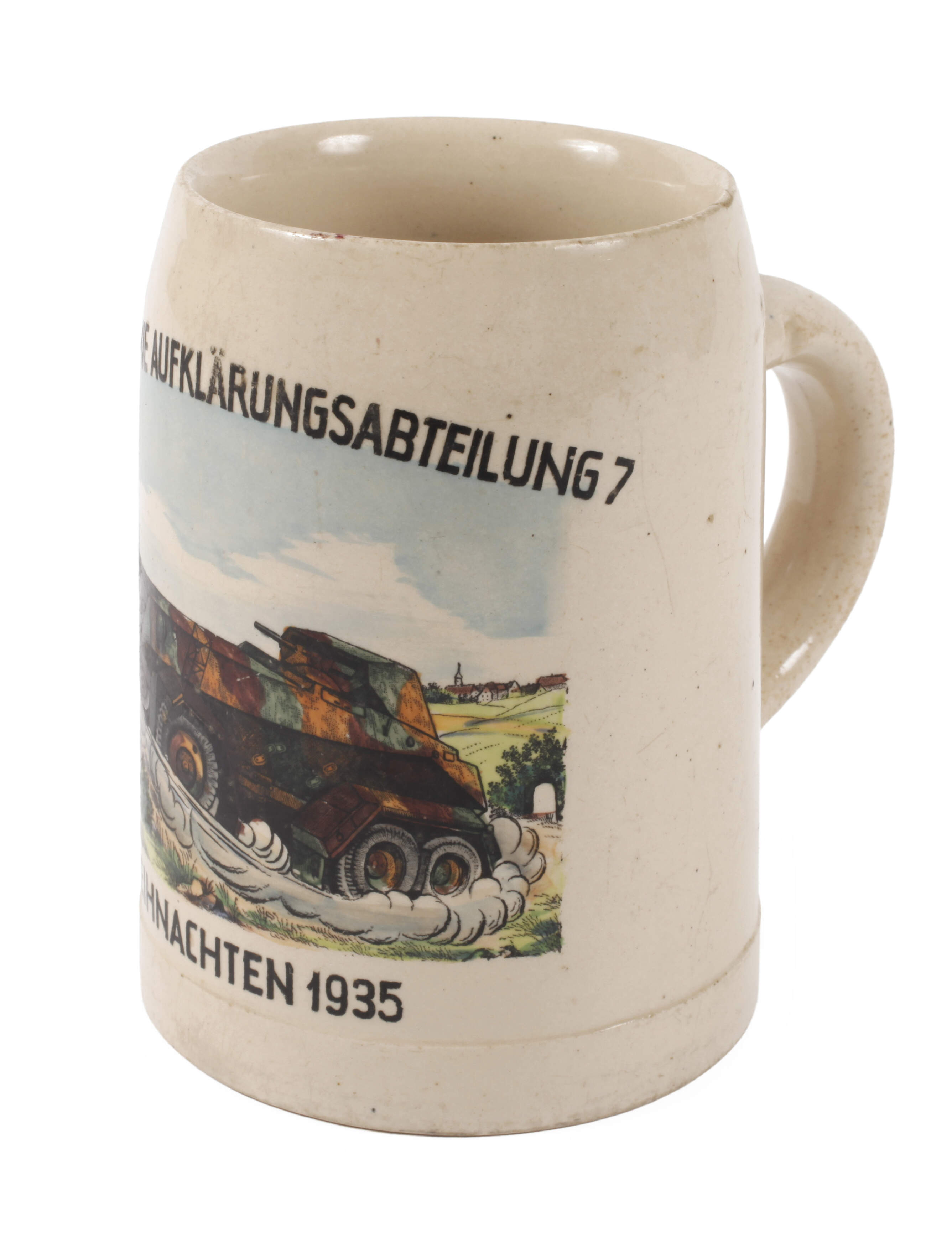 Weihnachtskrug Aufklärungsabteilung 7