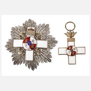 Bruststern und Militärverdienstorden Spanien