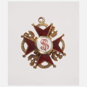 Miniatur Sankt-Stanislaus-Orden