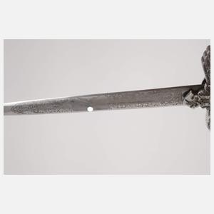 Luftwaffenoffiziersdolch mit geätzter Klinge