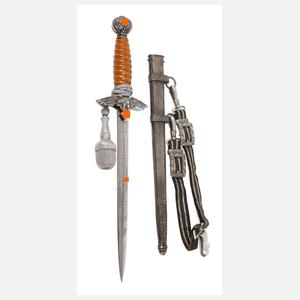 Luftwaffenoffiziersdolch mit geätzter Klinge