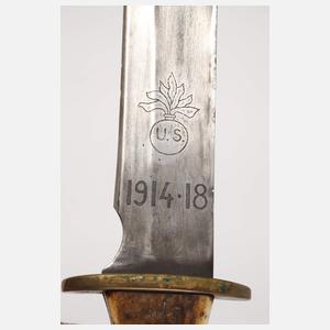 Kampfmesser USA 1. Weltkrieg
