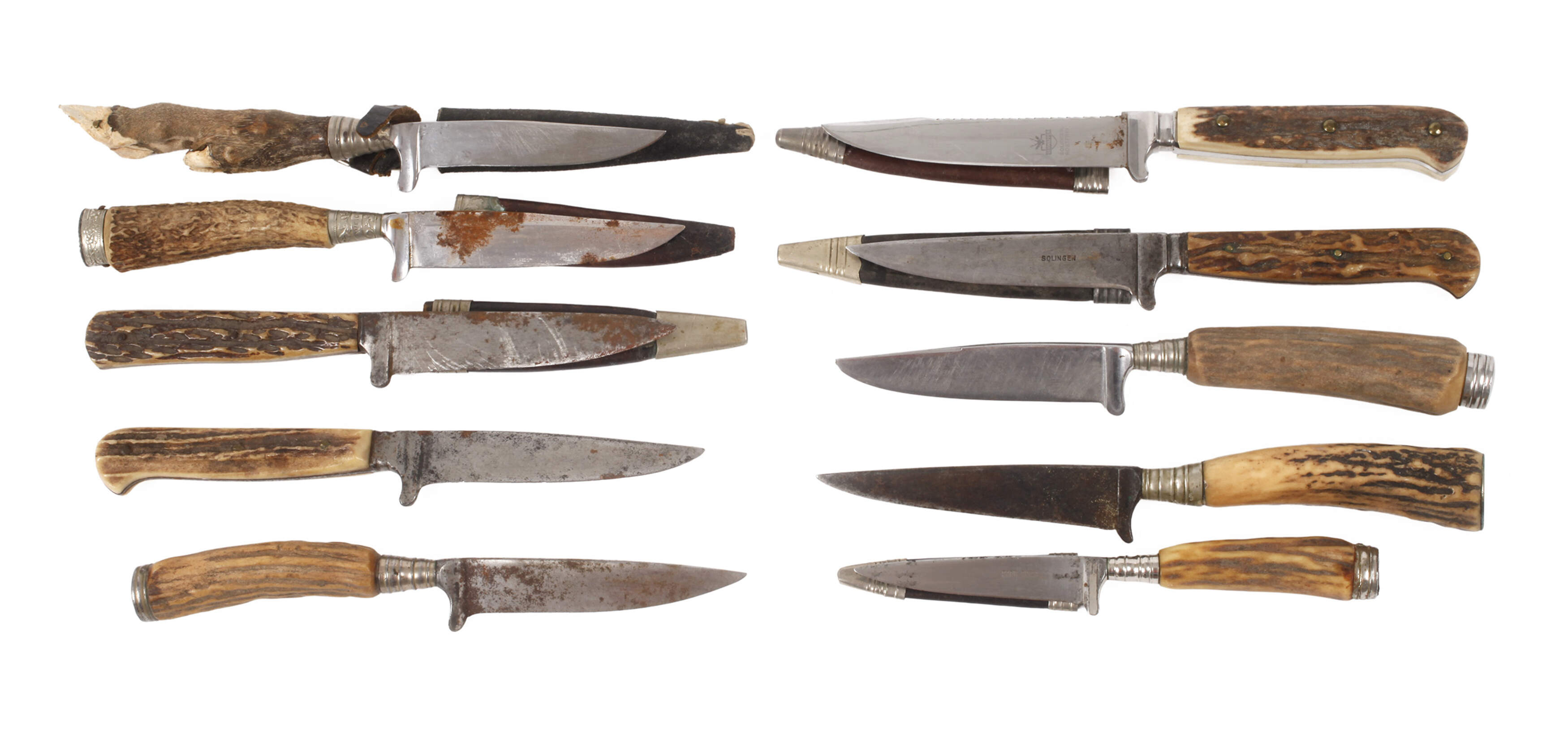 Konvolut Jagdmesser