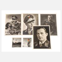 Konvolut Autographen Ritterkreuzträger und Fotos111