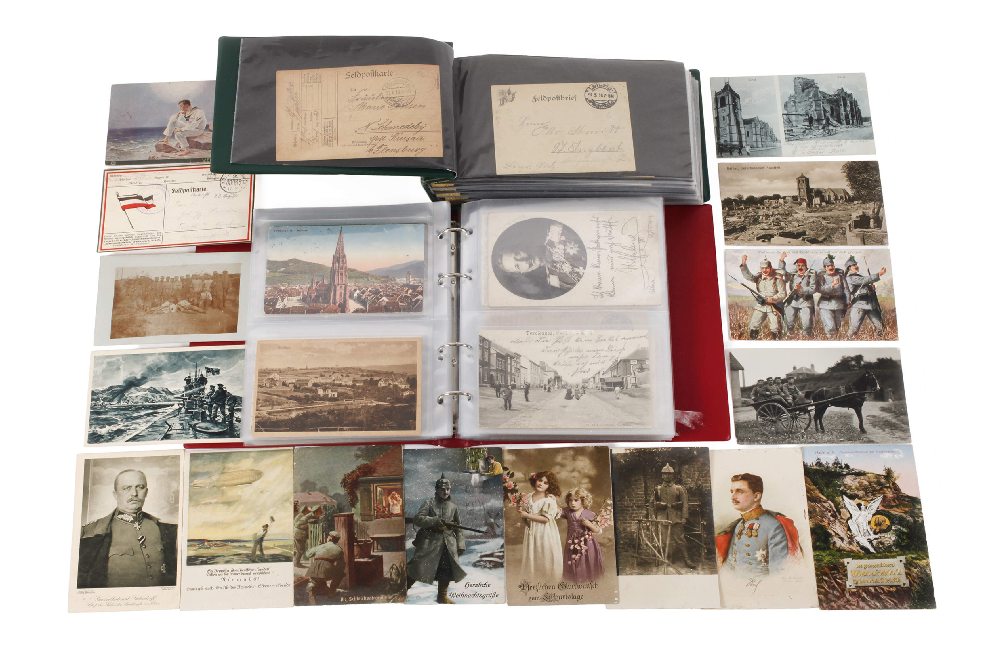 Konvolut Postkarten und Briefe 1. Weltkrieg