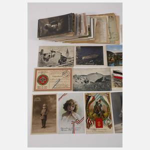 Konvolut Postkarten und Feldpost 1. Weltkrieg