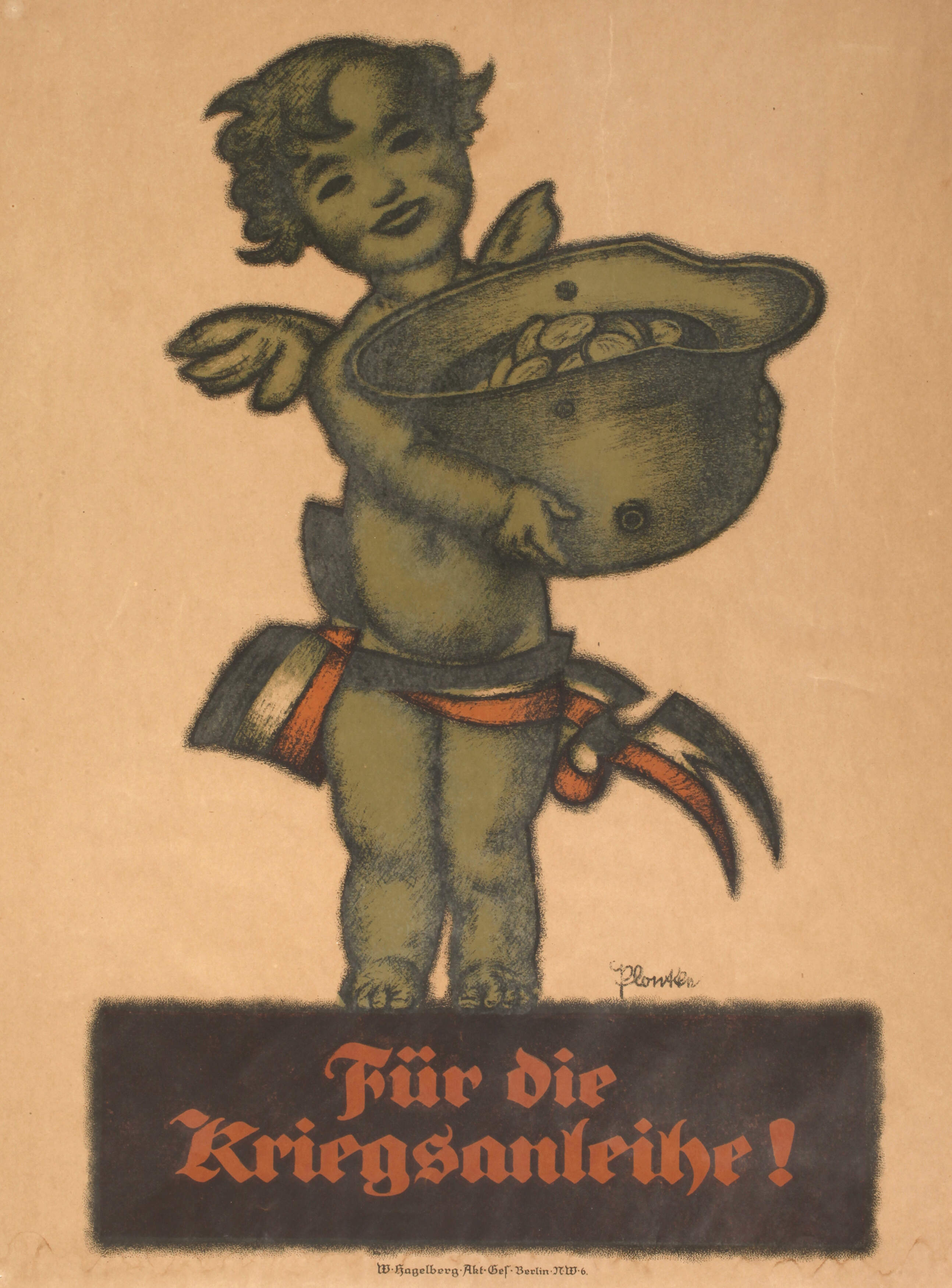 Propagandaplakat Kriegsanleihen