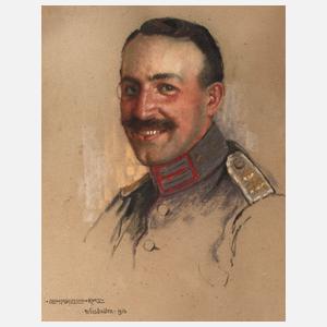 Offiziersportrait 1. Weltkrieg