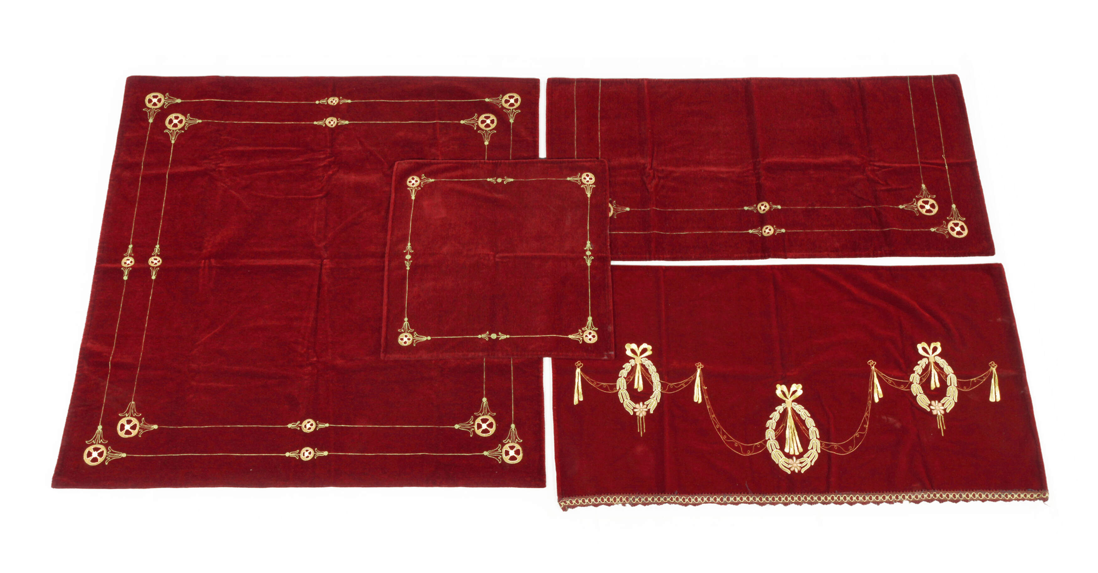 Zierdeckengarnitur Jugendstil