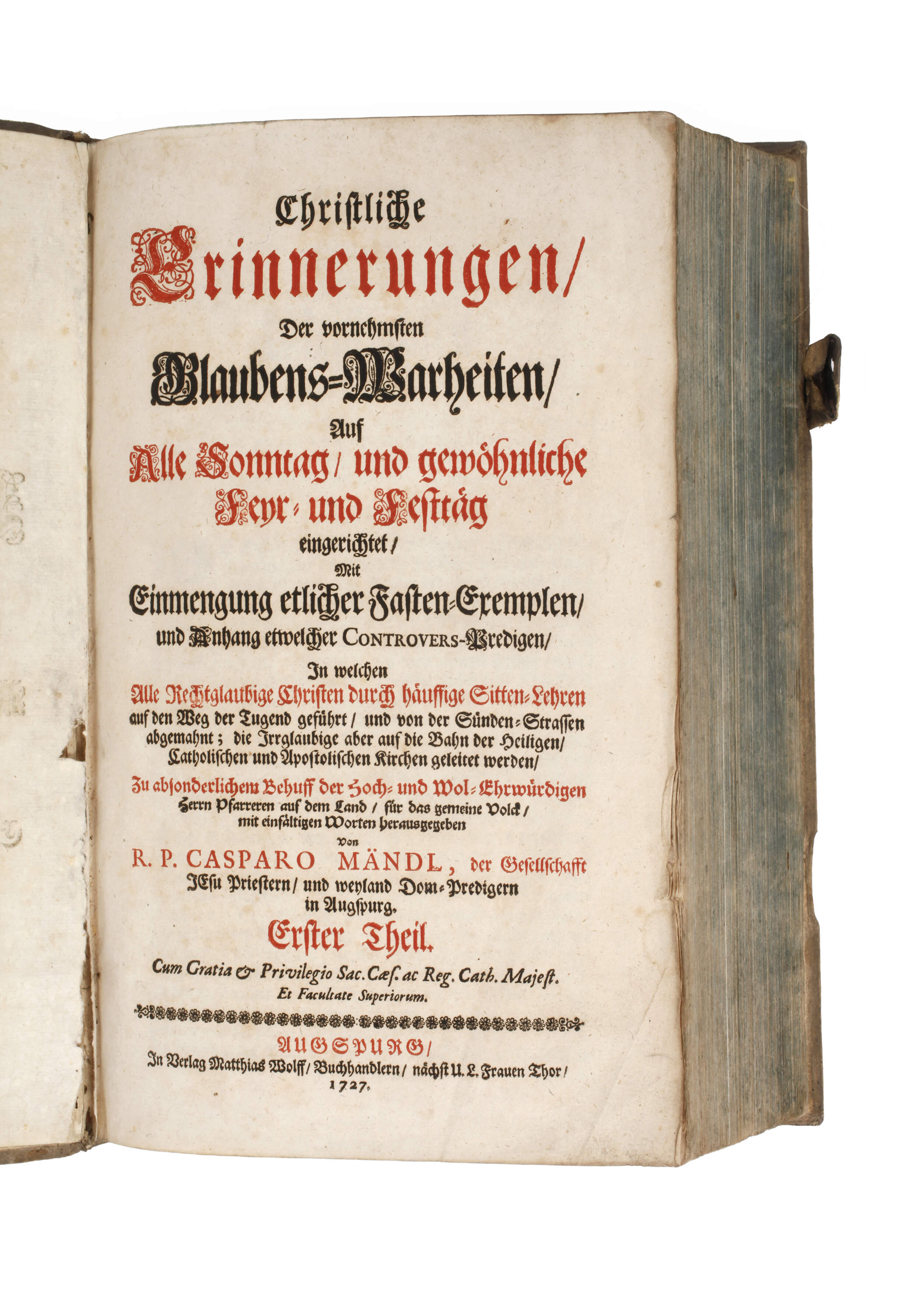 Christliche Erinnerungen 1727