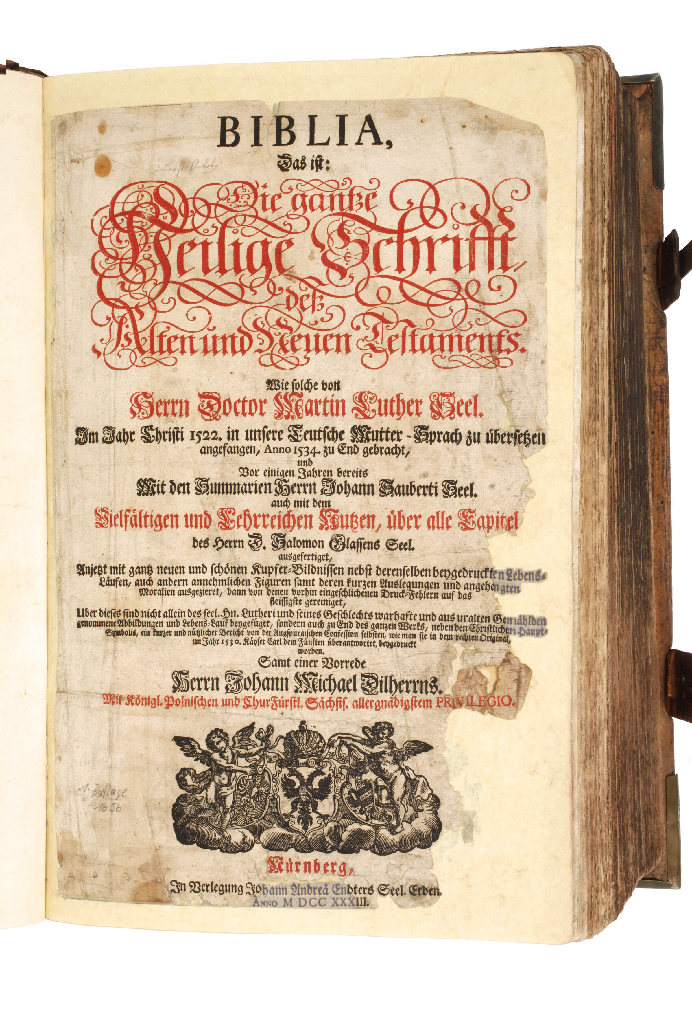 Dilherr-Bibel 1733
