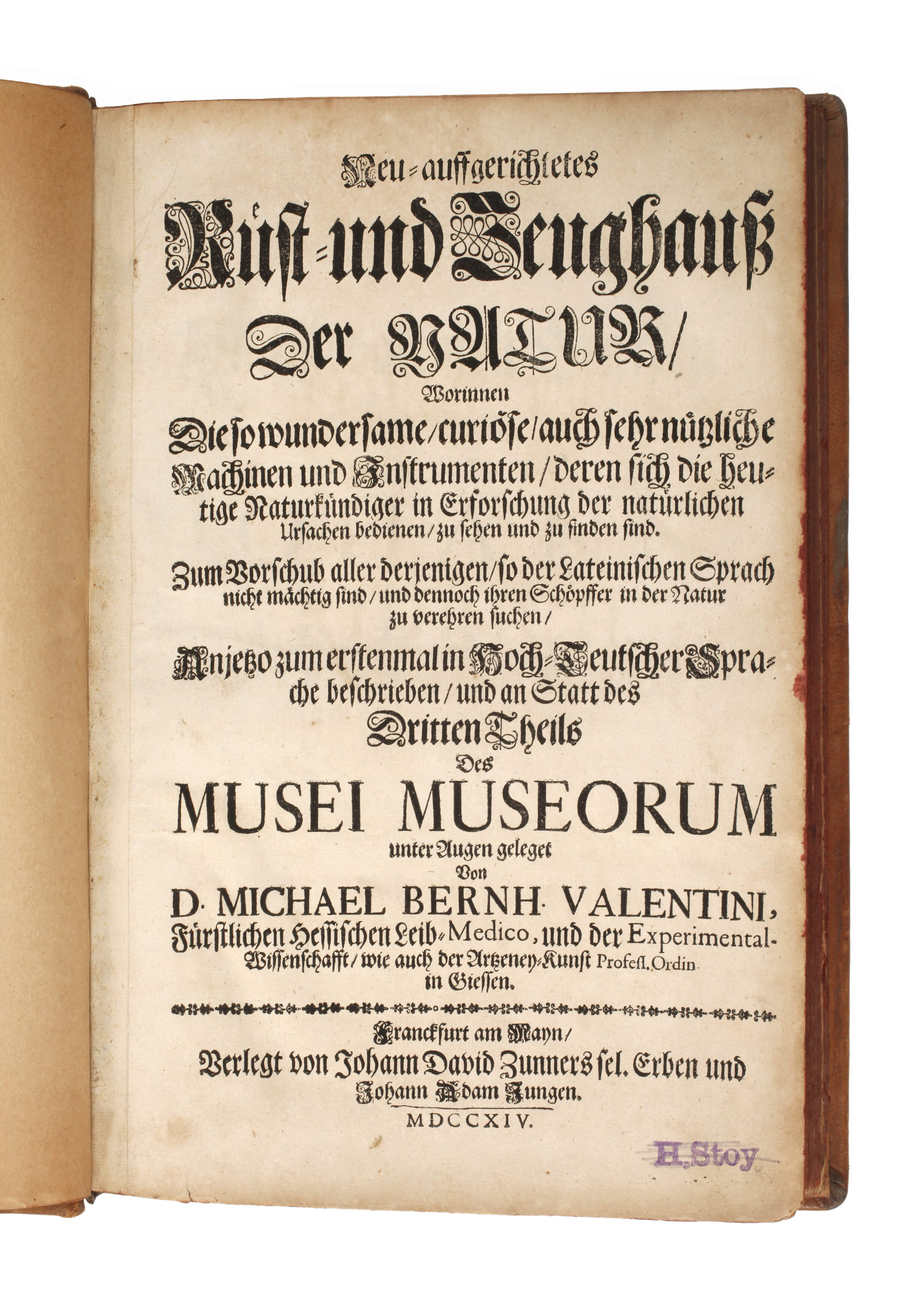 Musei Museorum 1714