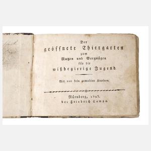 Der geöffnete Thiergarten 1823