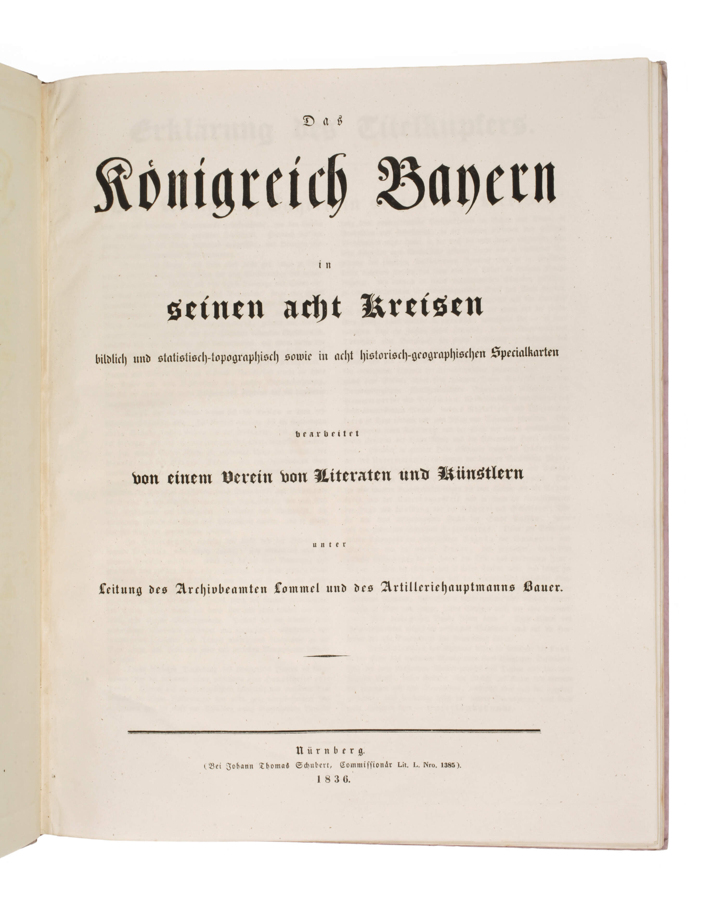 Das Königreich Bayern in seinen acht Kreisen