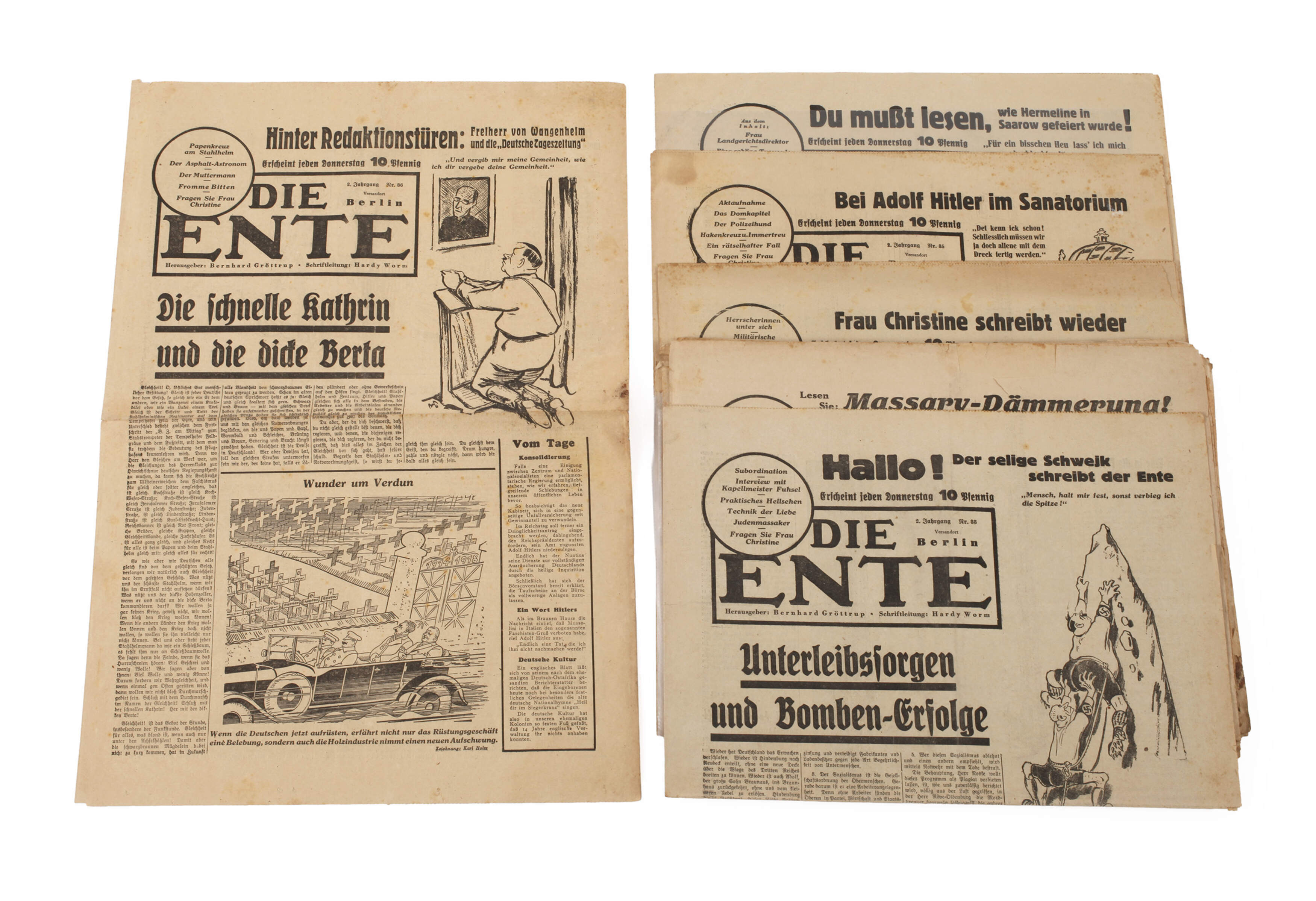 Sammlung Zeitschrift "Die Ente"