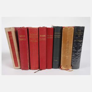 16 Bände Baedekers Reiseführer