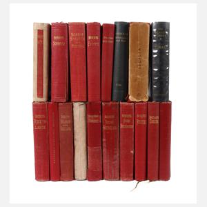 16 Bände Baedekers Reiseführer