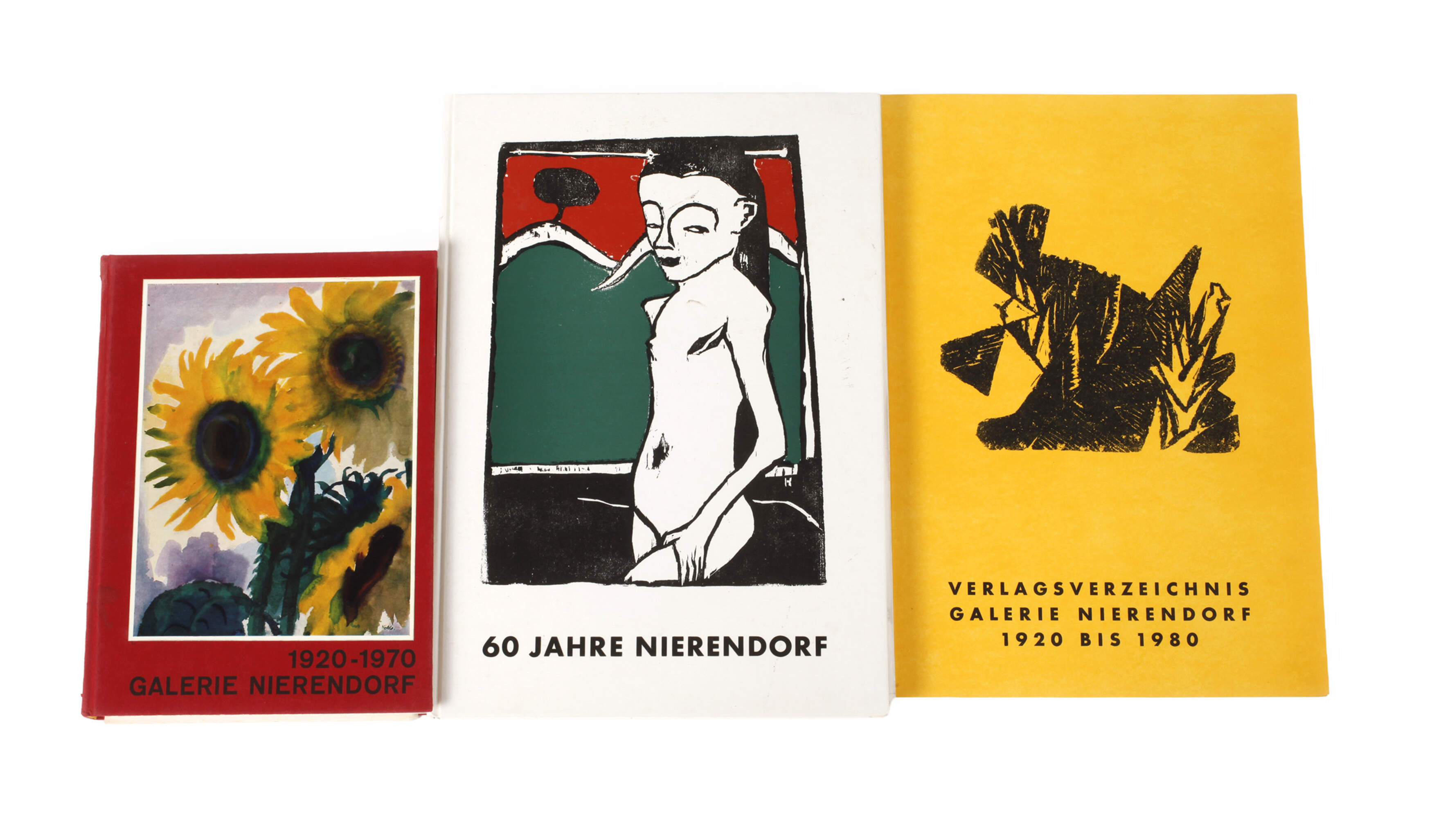 Drei Jubiläumsausgaben Galerie Nierendorf