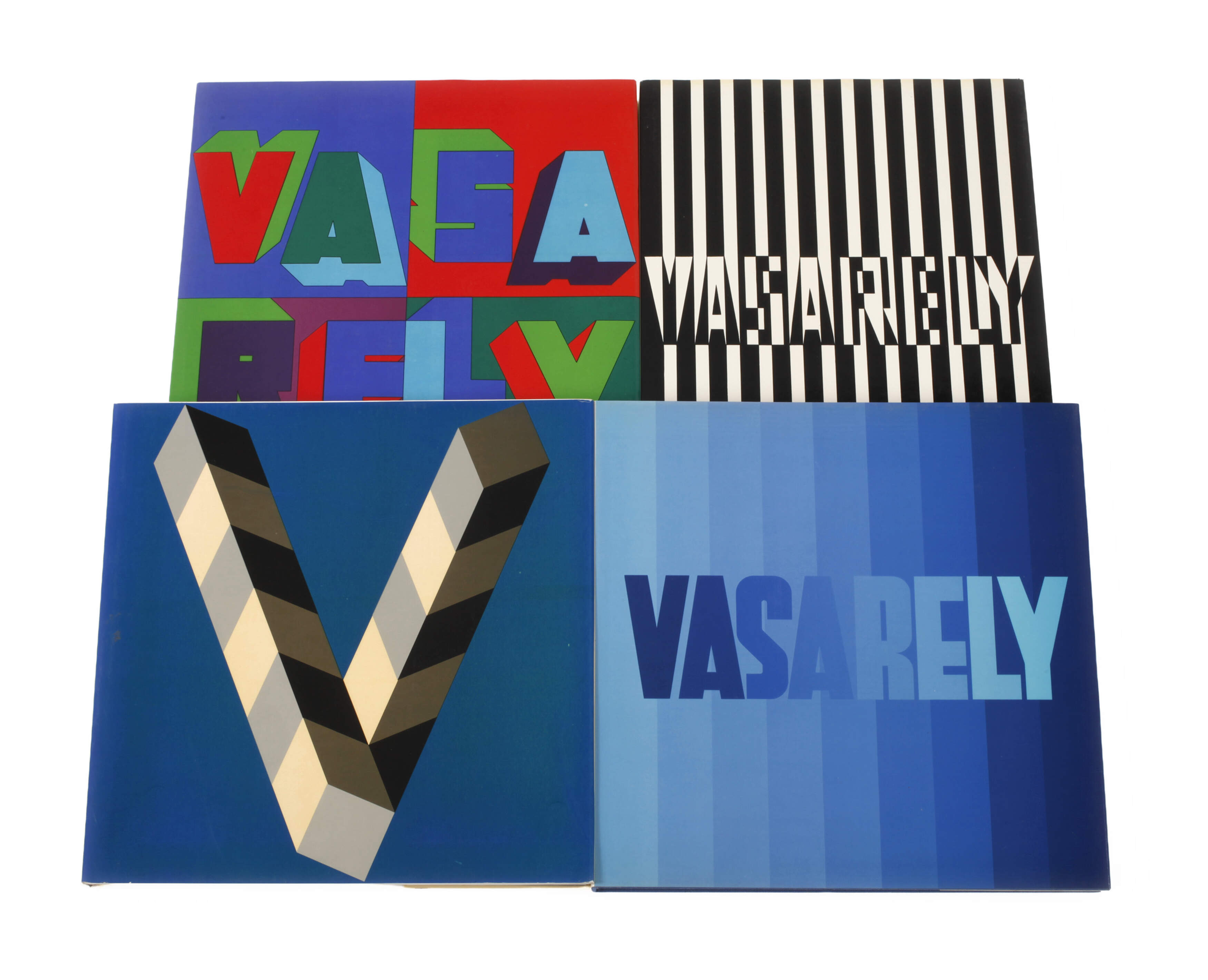 Vier Bände Werkverzeichnis Vasarely