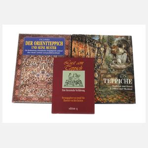 Drei Fachbücher Teppiche