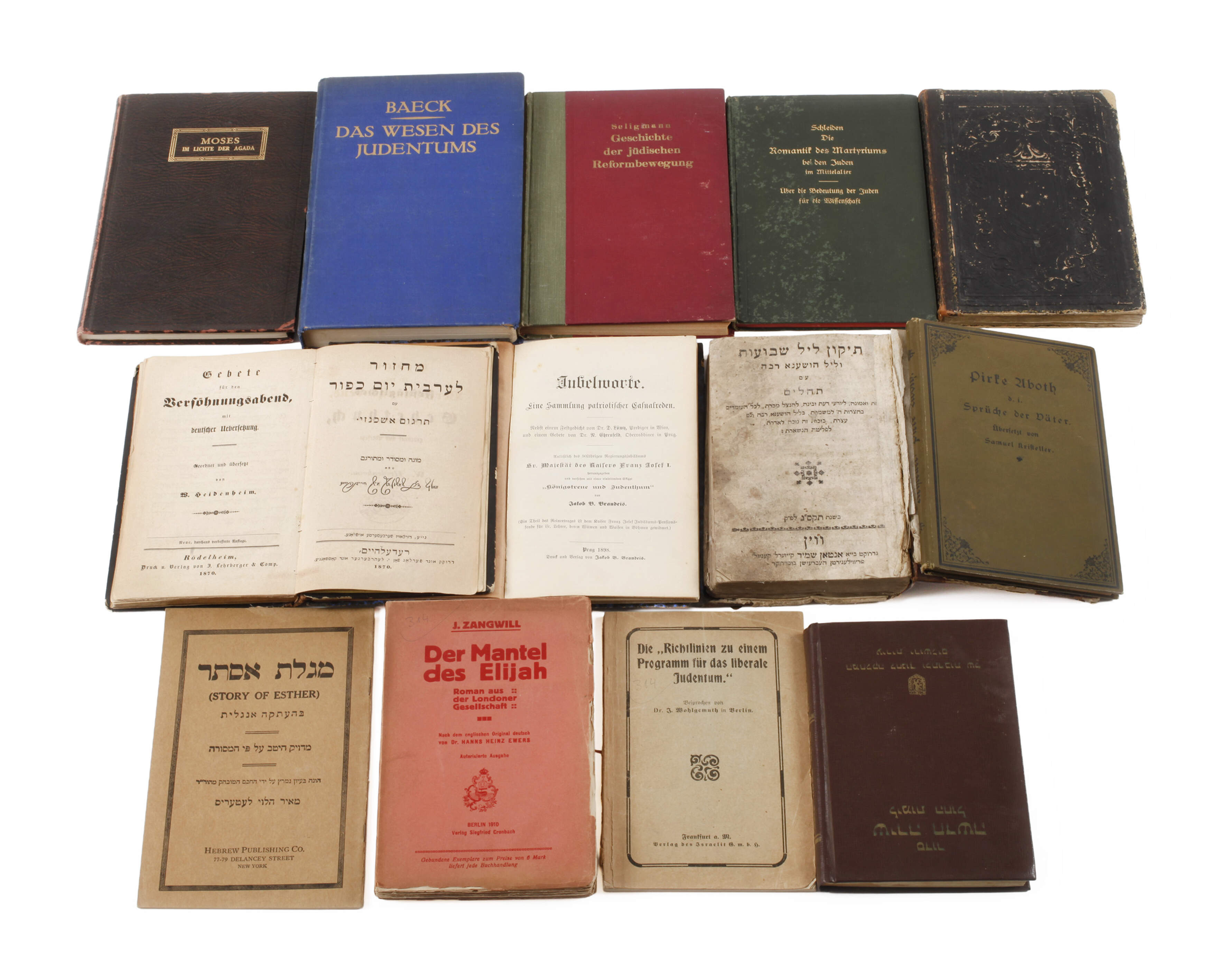 Konvolut Bücher Judaika