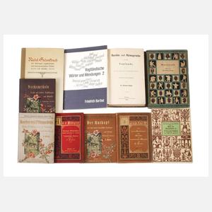 Konvolut Louis Riedel und Vogtländische Mundart