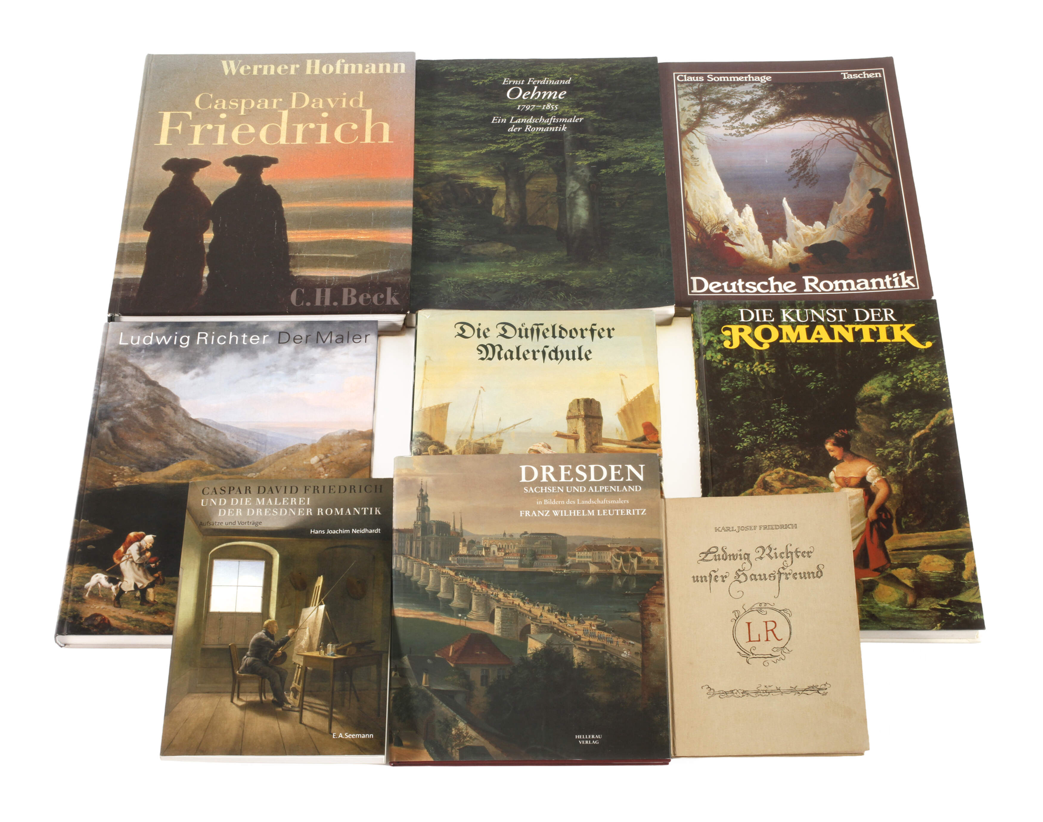 Konvolut Fachliteratur romantische Malerei