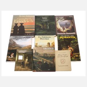 Konvolut Fachliteratur romantische Malerei