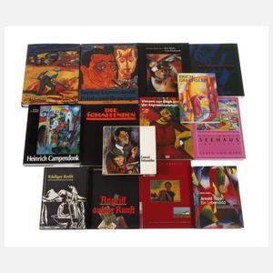 Konvolut Fachliteratur Expressionismus