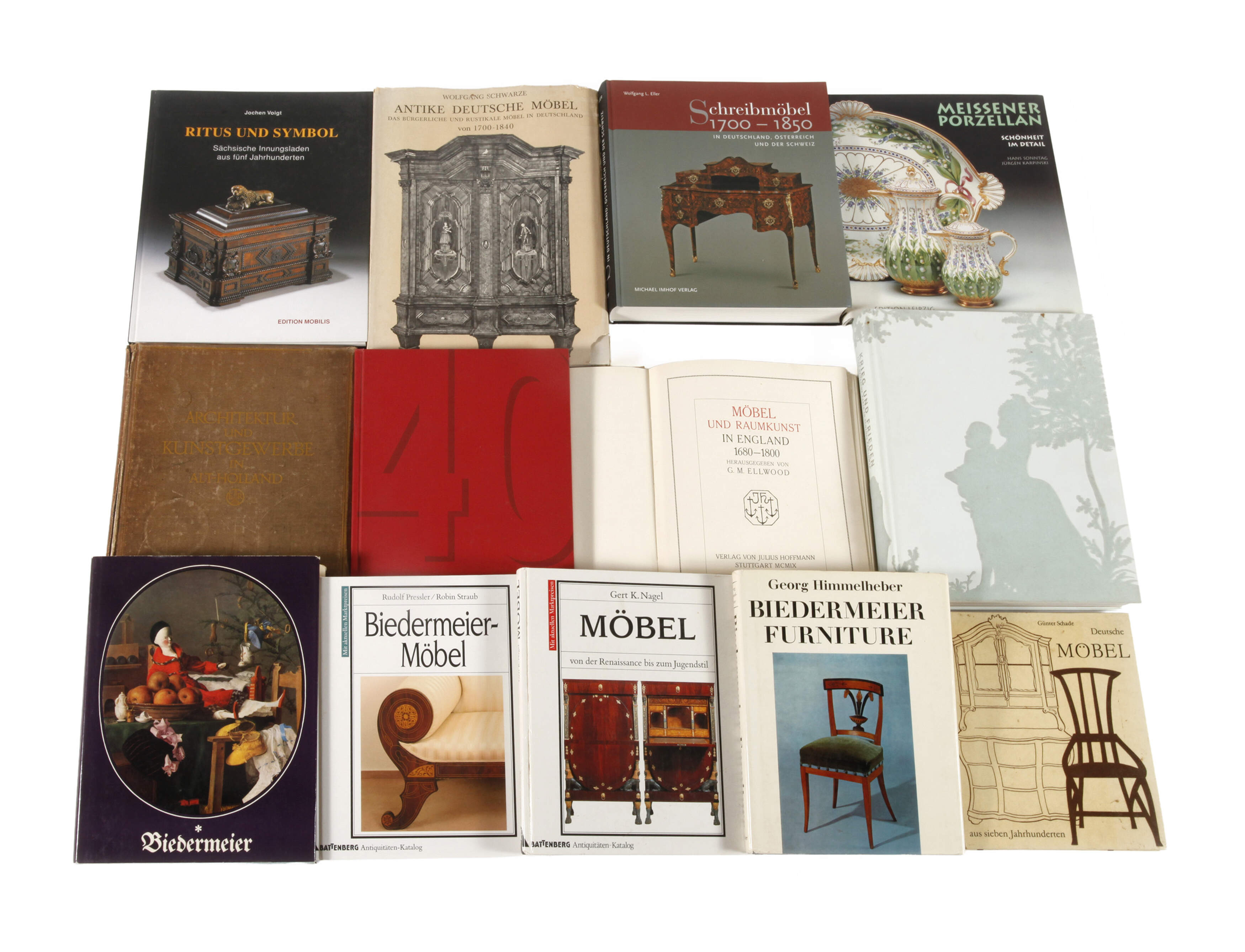 Konvolut Fachliteratur Kunstgewerbe und Möbel