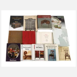 Konvolut Fachliteratur Kunstgewerbe und Möbel