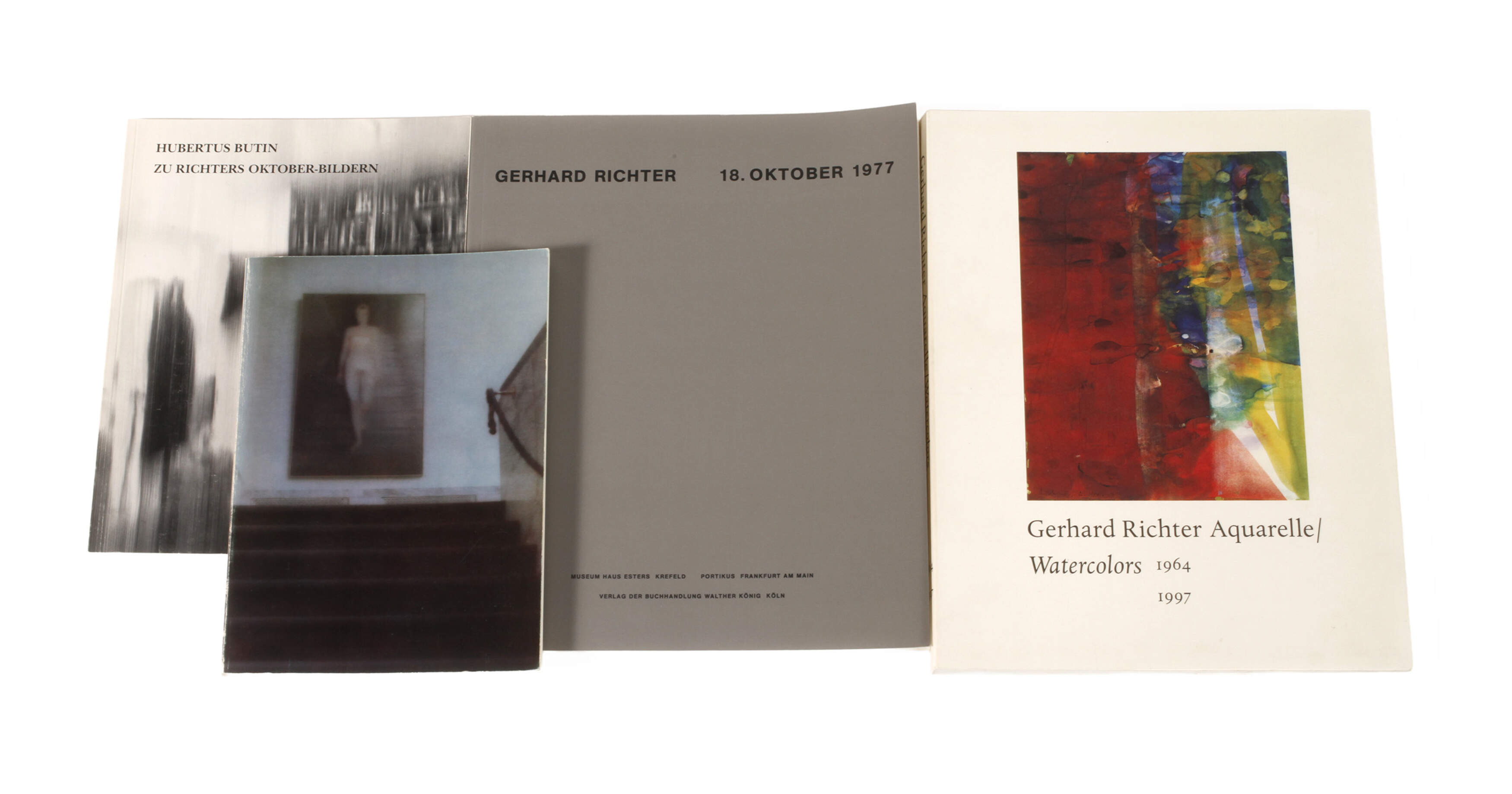 Vier Kataloge Gerhard Richter