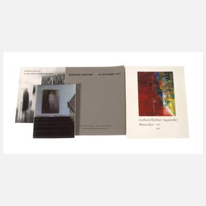 Vier Kataloge Gerhard Richter