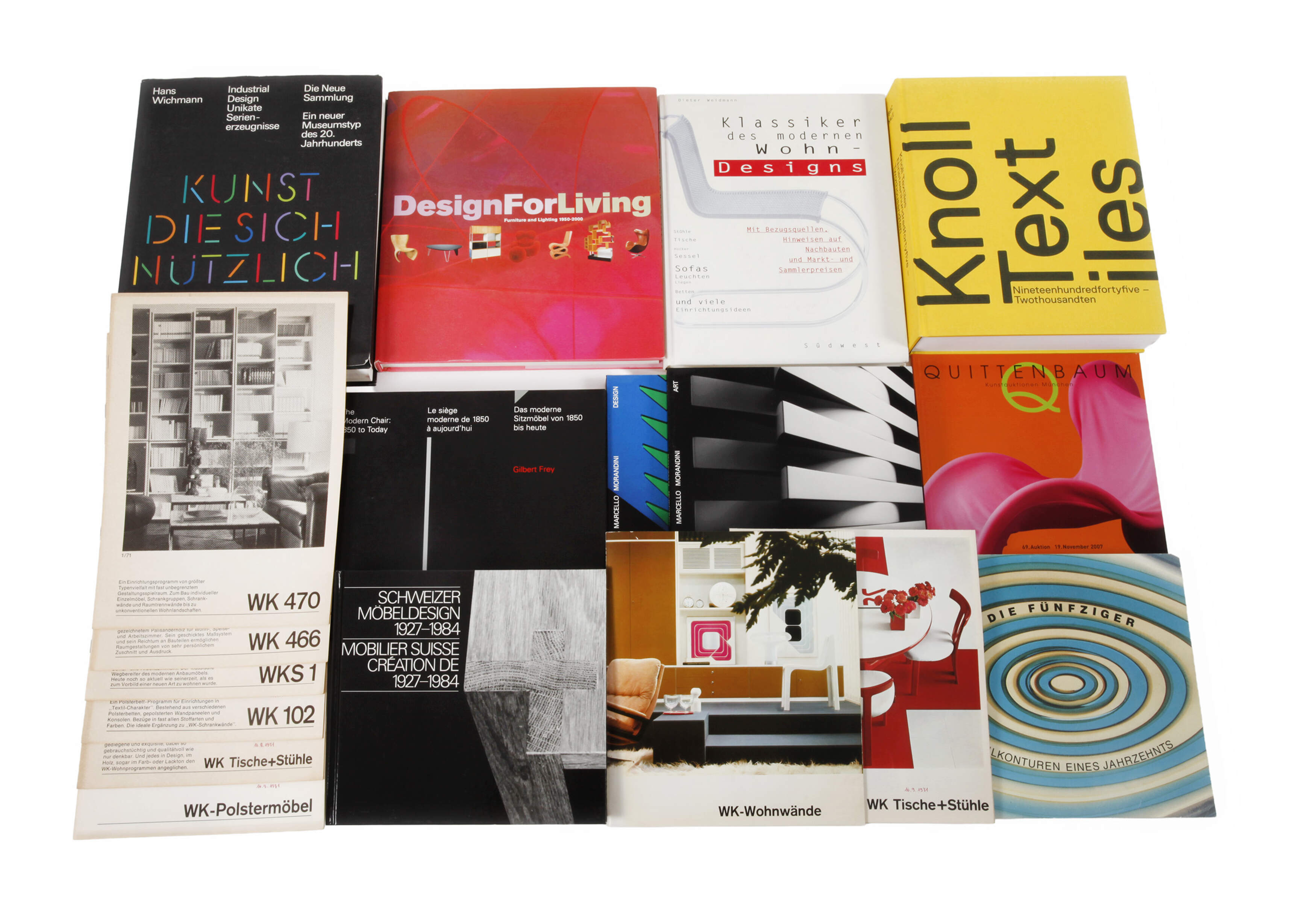 Konvolut Fachliteratur Design