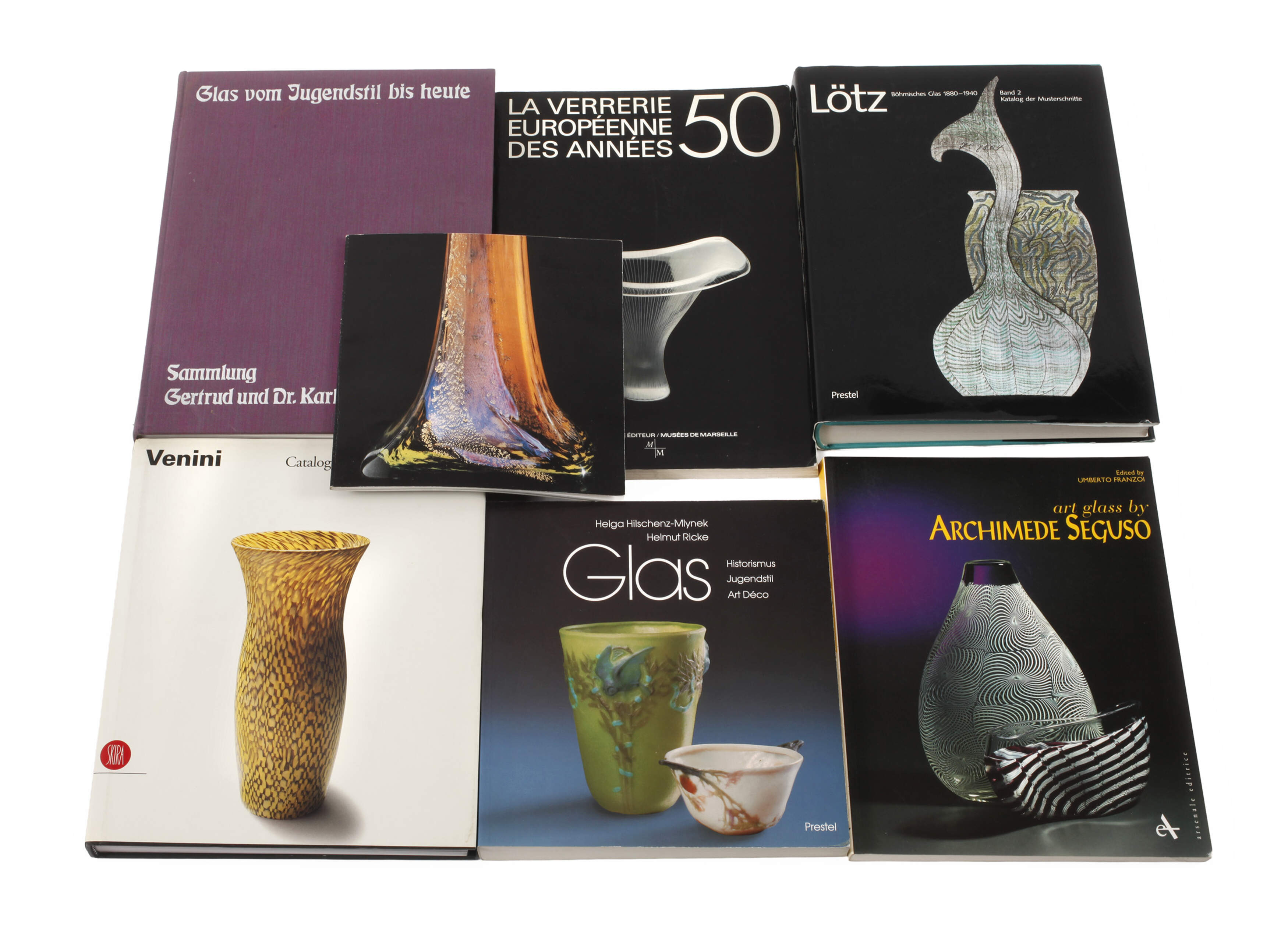Konvolut Fachliteratur Glas