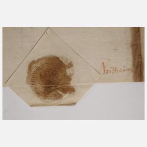 Brief an Herzog Friedrich II. von Sachsen