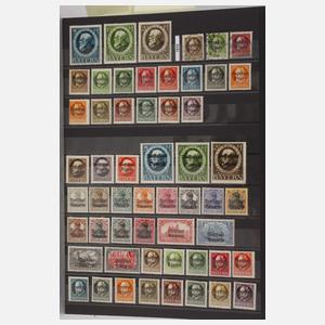 Briefmarkensammlung Deutsches Reich, Besetzungen