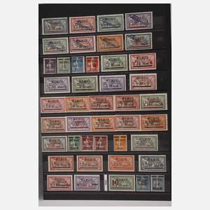 Briefmarkensammlung Deutsches Reich, Besetzungen