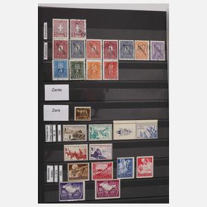 Briefmarkensammlung Deutsches Reich, Besetzungen
