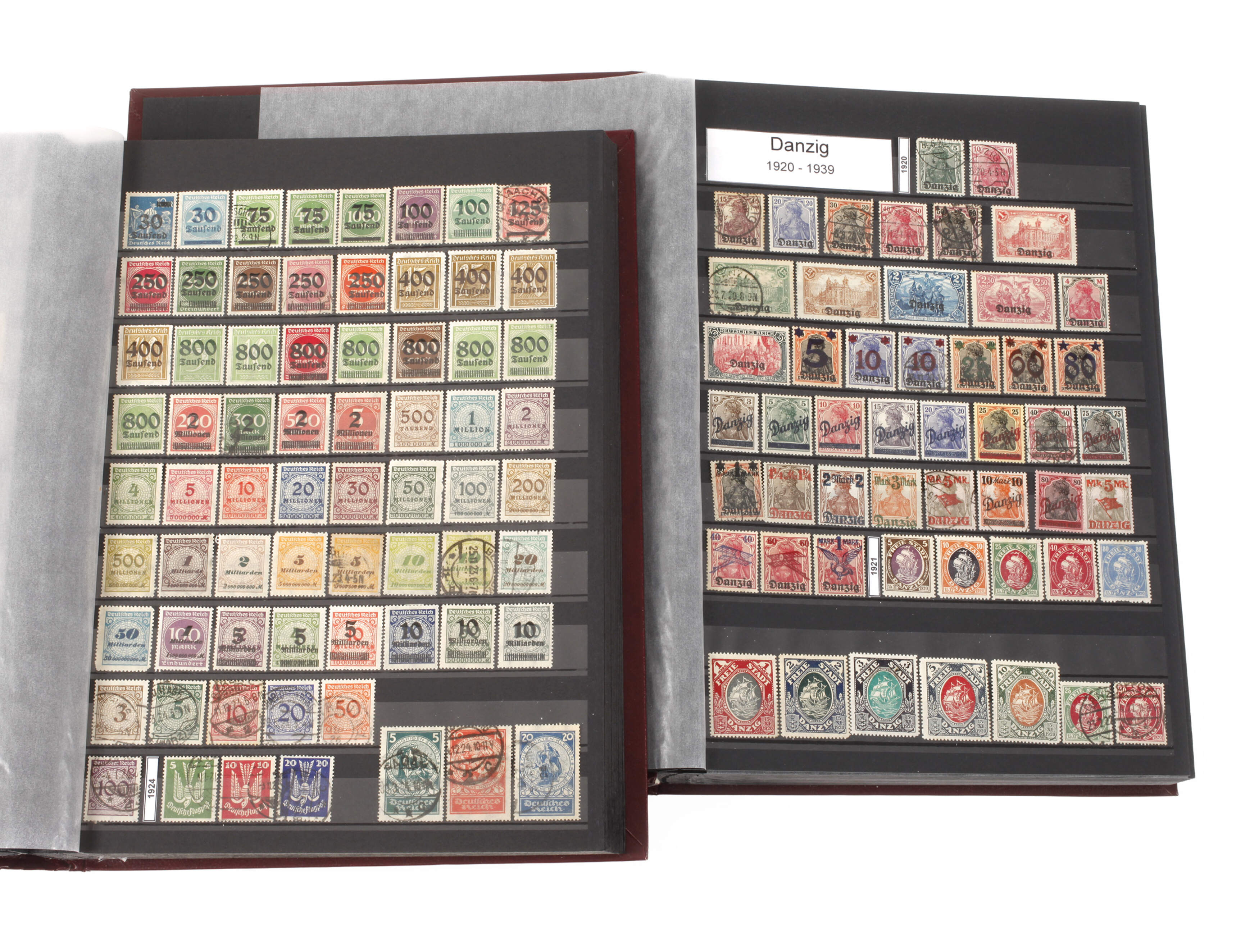 Briefmarkensammlung Deutsches Reich, Besetzungen