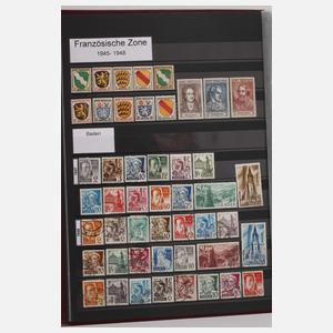 Briefmarkensammlung Besatzungszonen