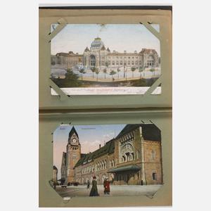 Ansichtskartenalbum Bahnhöfe