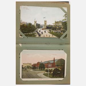 Ansichtskartenalbum Bahnhöfe