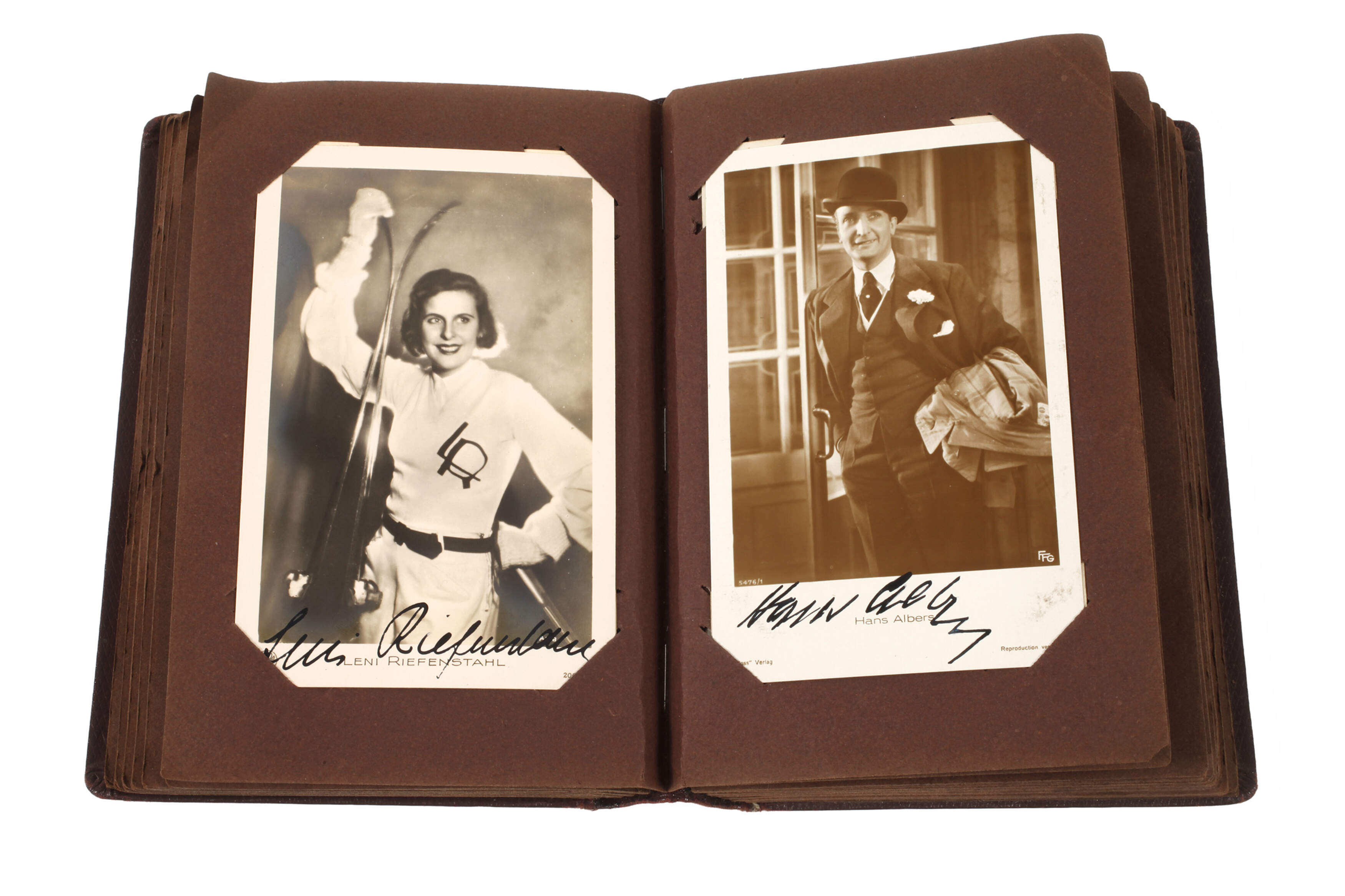 Postkartenalbum Filmsterne mit Autografen