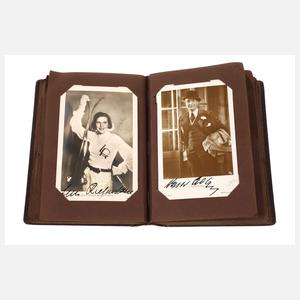Postkartenalbum Filmsterne mit Autografen